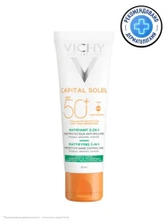 VICHY Capital Soleil Солнцезащитный крем для жирной кожи SPF 50+ - фото