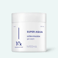 Крем-гель с гиалуроновой кислотой MISSHA Super Aqua Ultra Hualron Gel Cream, - фото