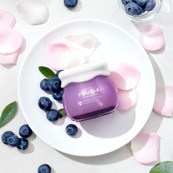 Увлажняющий крем для лица Frudia с черникой Blueberry Hydrating Cream, миниверсия - фото2