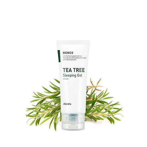 Маска для лица ночная для лица  с экстрактом чайного дерева A'PIEU Nonco Tea Tree Sleeping Gel, 80 мл - фото