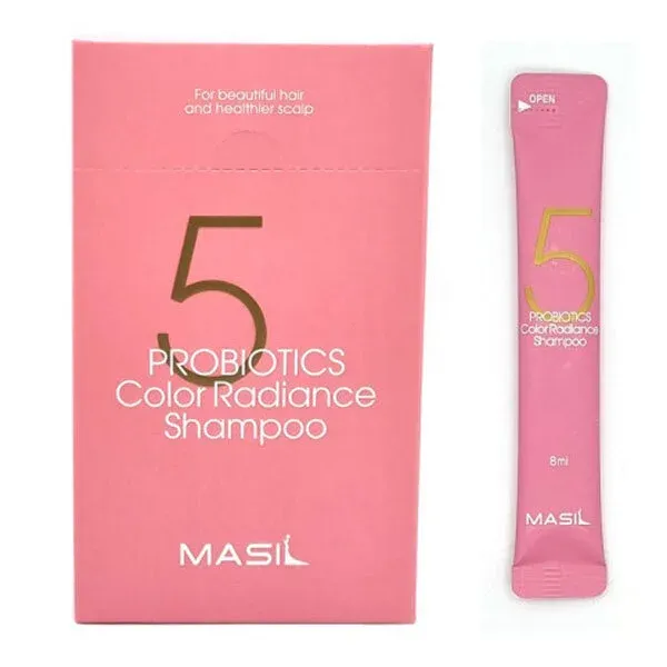 Шампунь для окрашенных волос MASIL 5 Probiotics Color Radiance Shampoo Stick Pouch 8 мл - фото