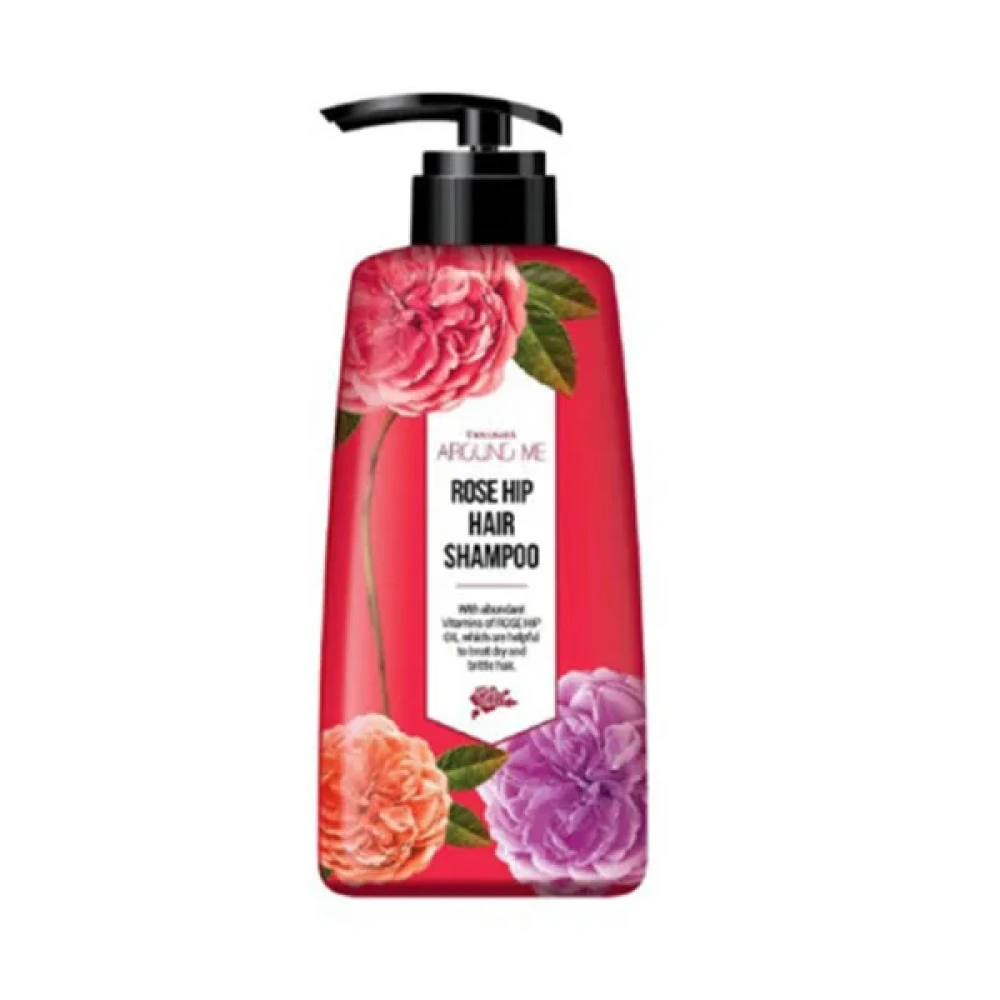 Шампунь для окрашенных волос WELCOS Around Me Rose Hip Perfume 500 мл - фото
