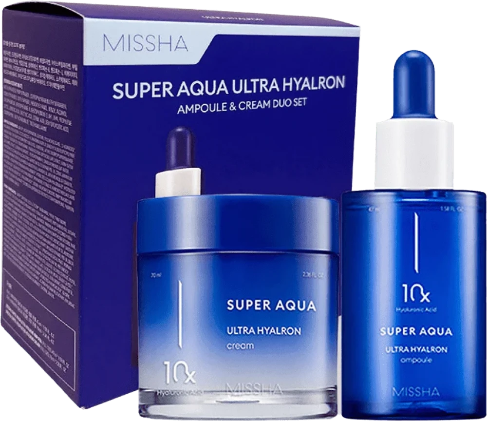 Набор для лица MISSHA Super Aqua Ultra Hyalron Duo Set - фото