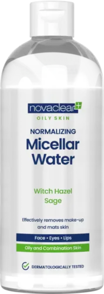 Мицеллярная вода для жирной кожи лица NovaClear Basic Oily Skin 400 мл - фото