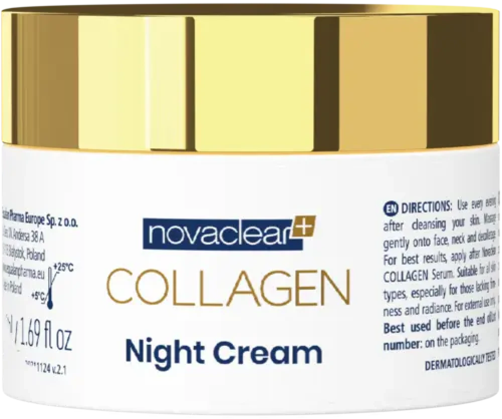 Крем с коллагеном для лица Ночной уход NovaClear Collagen 50 мл