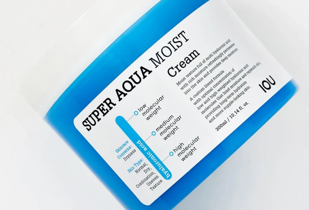 Welcos увлажняющий крем для лица IOU Super Aqua Moist Cream, 300 мл - фото2