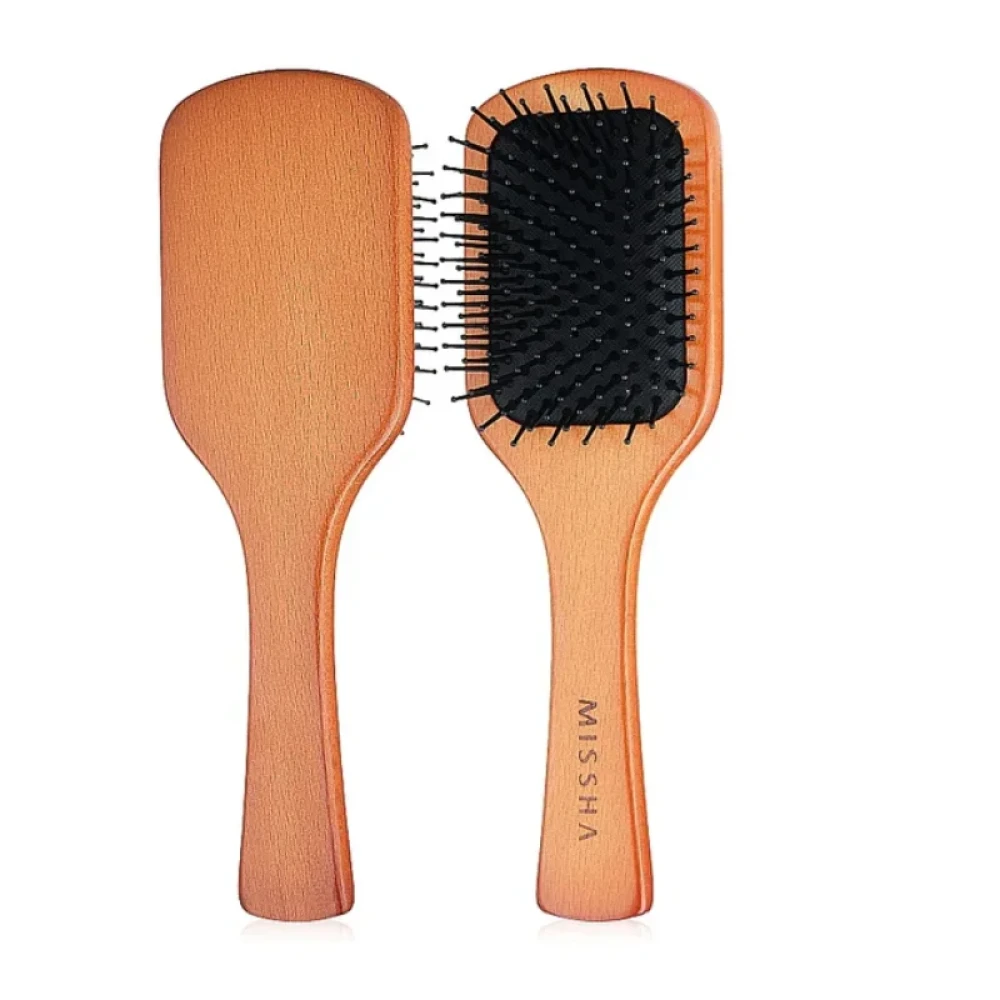 Расческа для волос MISSHA Wooden Cushion Hair Brush Medium - фото3