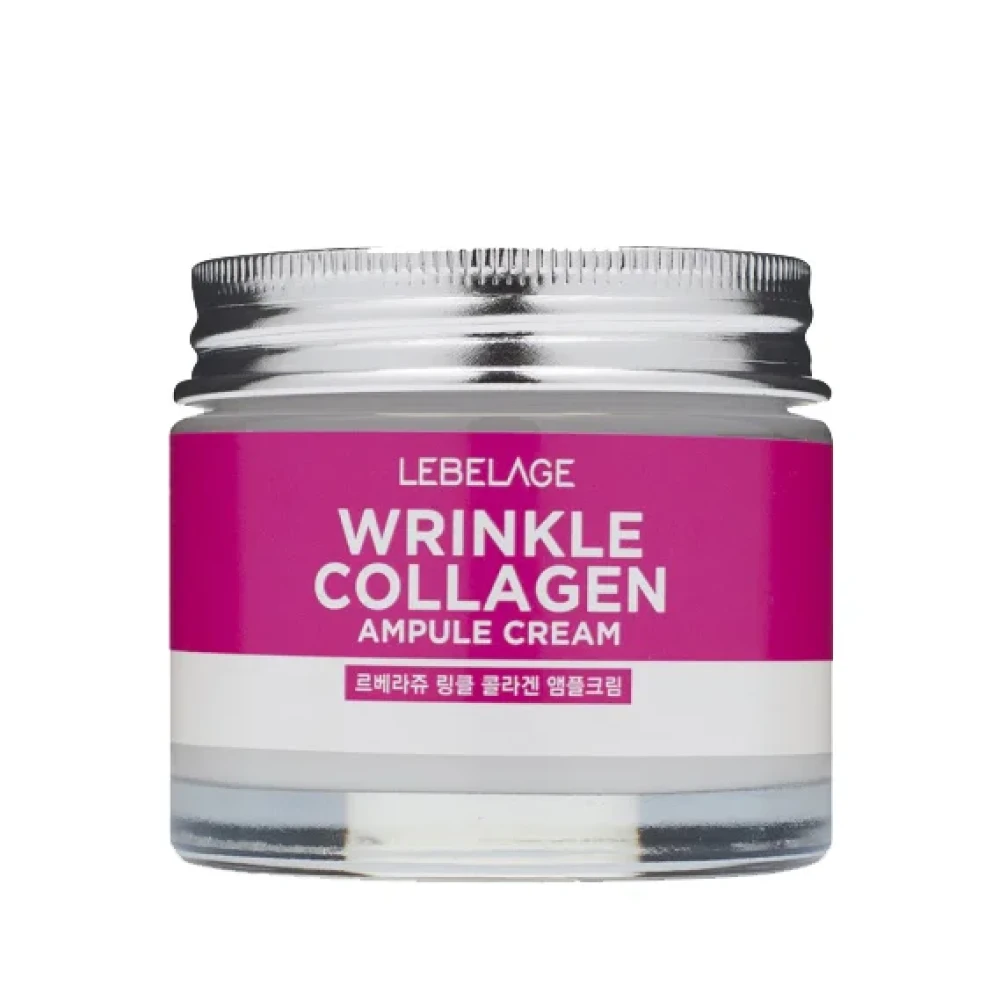 Крем для лица от морщин LEBELAGE WRINKLE COLLAGEN AMPOULE CREAM - фото