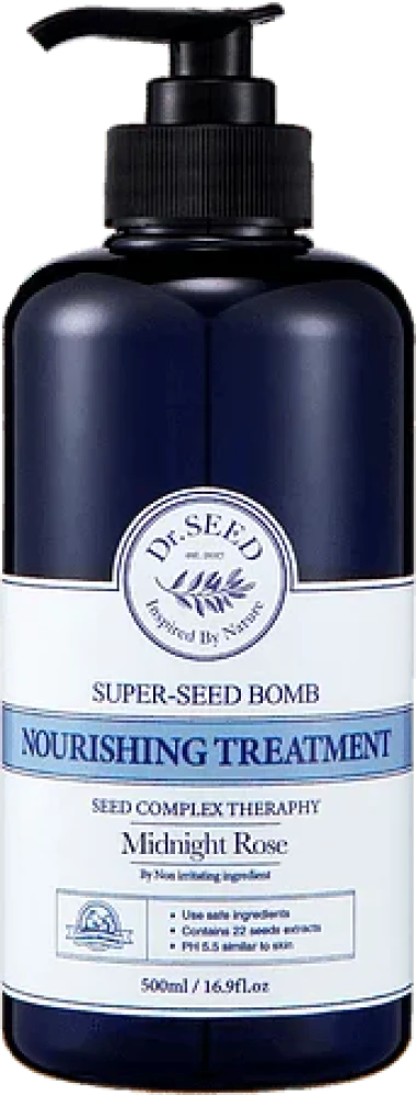 Питательная маска для волос Dr.SEED Super Seed Midnight Rose, 500 мл - фото