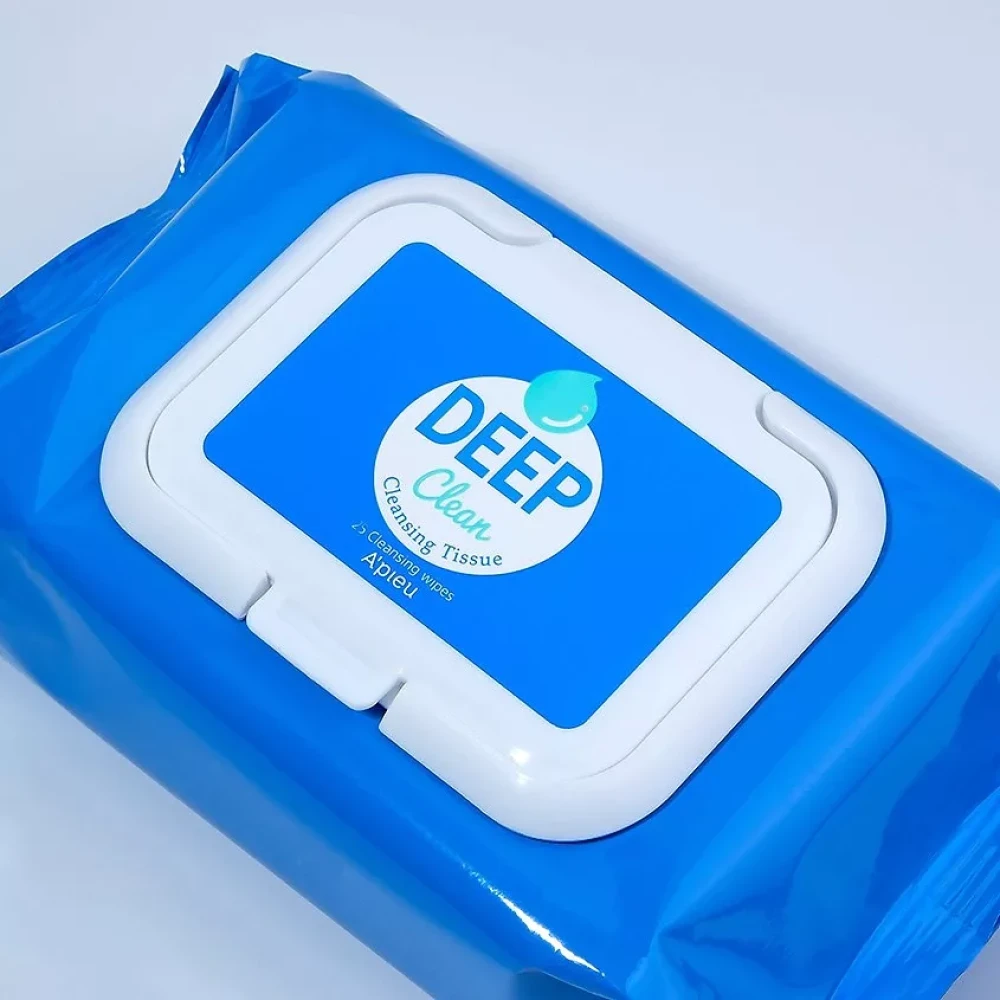 Салфетки для снятия макияжа A'PIEU Deep Clean Cleansing Tissue 25 штук - фото2 Салфетки для снятия макияжа A'PIEU Deep Clean Cleansing Tissue 25 штук - фото2