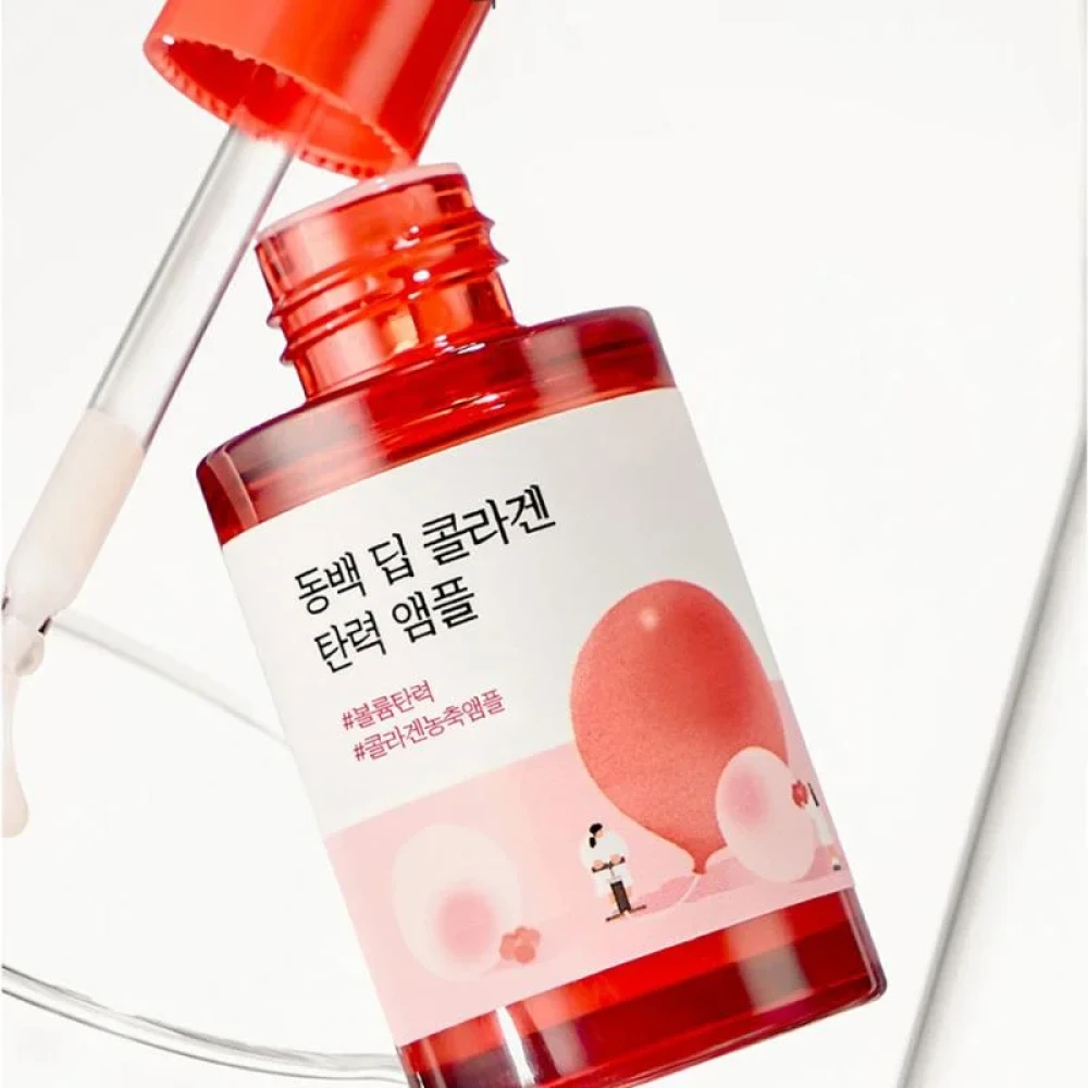 Сыворотка для лица омолаживающая ROUND LAB CAMELLIA DEEP COLLAGEN FIRMING AMPOULE, 30 мл - фото2 Сыворотка для лица омолаживающая ROUND LAB CAMELLIA DEEP COLLAGEN FIRMING AMPOULE, 30 мл - фото2