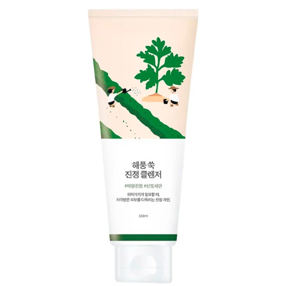 Пенка для лица с полынью ROUND LAB MUGWORT CALMING CLEANSER, 150 мл - фото1 Пенка для лица с полынью ROUND LAB MUGWORT CALMING CLEANSER, 150 мл - фото1