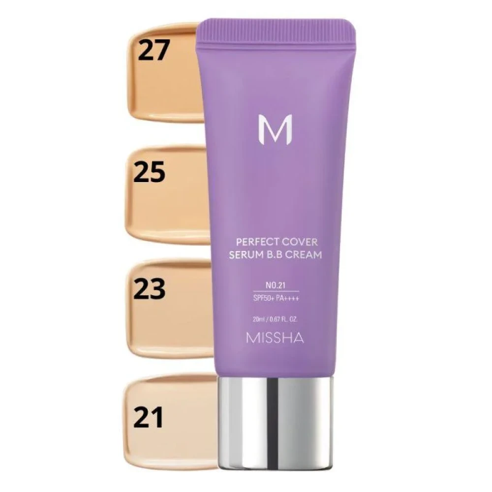 missha bb крем M Perfect Cover Serum BB Cream (No.23/Natural Beige) 20 мл - фото2 missha bb крем M Perfect Cover Serum BB Cream (No.23/Natural Beige) 20 мл - фото2