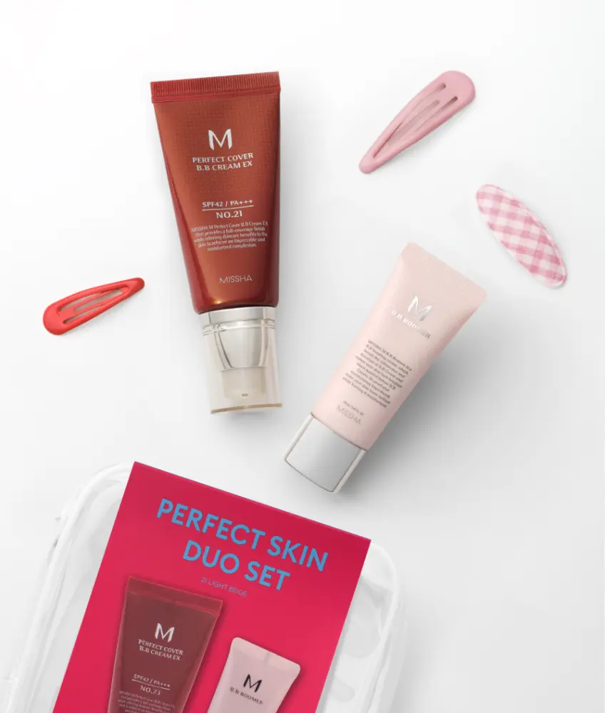 Набор для макияжа Missha Perfect Skin Duo Set BB-крем+Основа под BB-крем No.23 (50мл+20мл) - фото2