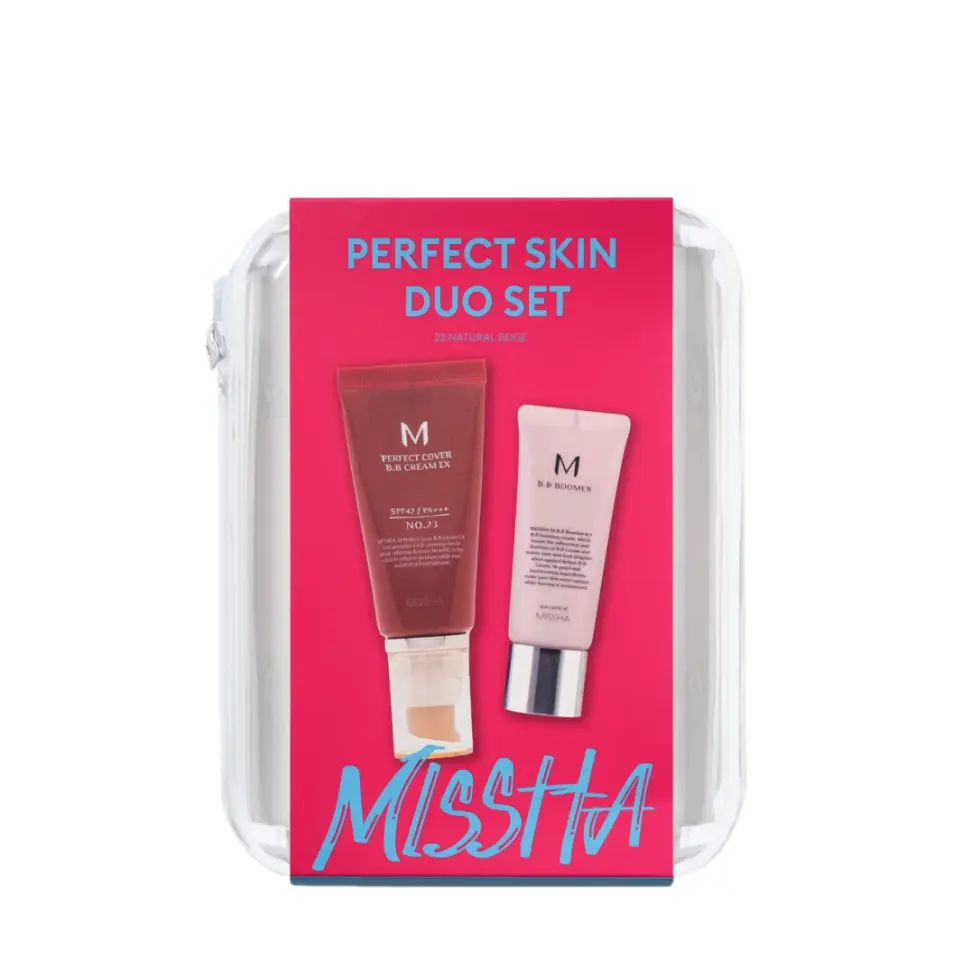 Набор для макияжа Missha Perfect Skin Duo Set BB-крем+Основа под BB-крем No.23 (50мл+20мл) - фото1
