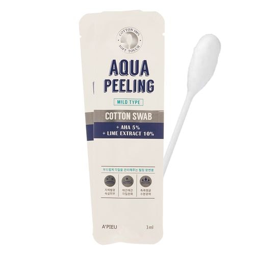Мягкий пилинг для лица A'PIEU Aqua Peeling Cotton Swab (Mild) - фото