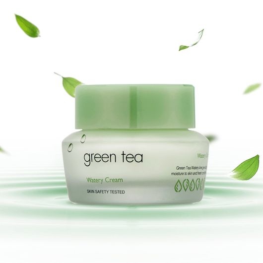  Крем для жирной и комбинированной кожи лица с экстрактом зеленого чая It's Skin Green Tea Watery Cream - фото