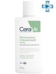 CeraVe Интенсивно очищающий гель для нормальной и жирной кожи 88 мл - фото