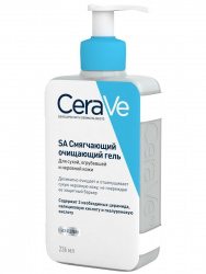 CeraVe SA  Гель смягчающий очищающий для сухой, огрубевшей и неровной кожи, 236 мл - фото
