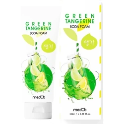 Пенка для умывания с экстрактом зеленого мандарина  Green Tangerine Soda Foam - фото