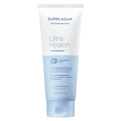 Пенка для лица MISSHA Super Aqua Ultra Hyalron Cleansing Foam - фото