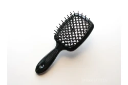 Расческа для волос черная Janeke Superbrush Black - фото