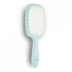 Расческа для волос Janeke Superbrush Turquoise White - фото