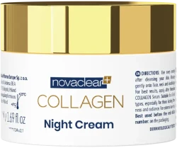 Крем с коллагеном для лица Ночной уход NovaClear Collagen 50 мл - фото