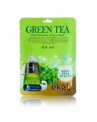 EKEL Маска тканевая с экстрактом зеленого чая - фото